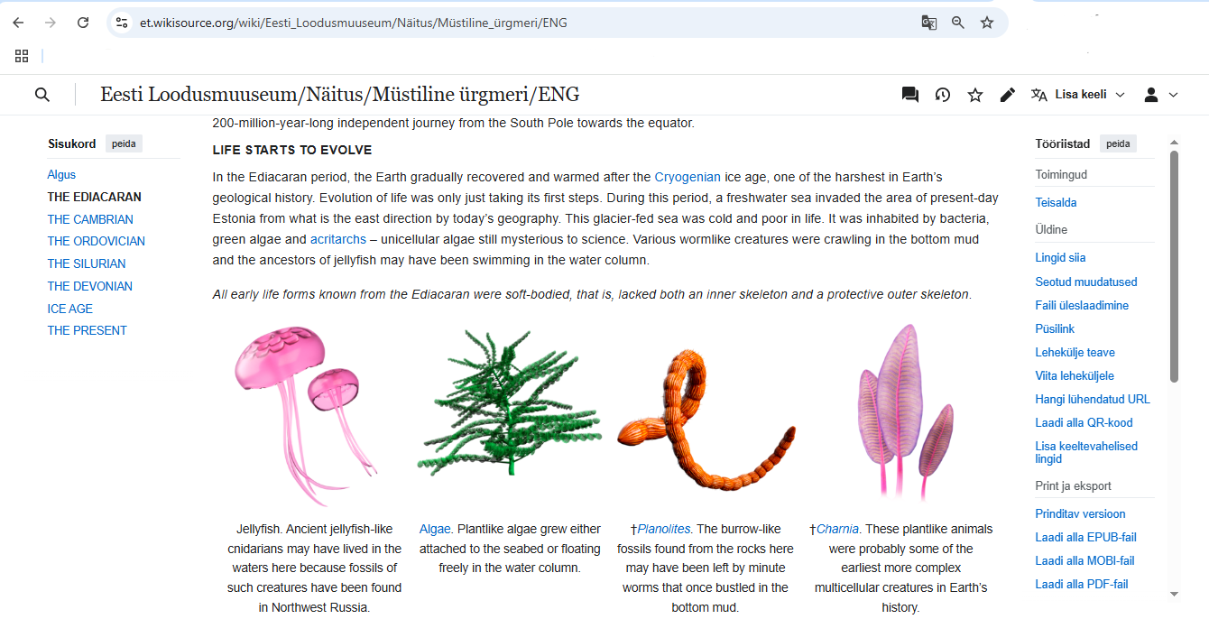 The Finno-Ugric Dataspace should allow and support the creation of a WikiGLAM-style virtual exhibition page, as developed by the Estonian Wikipedia to create the right balance between general encyclopaedic notability and the needs of small cultural universes.