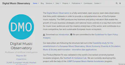 After winning a very competitive Horizon Europe Research and Innovation tender, we are upgrading our [Digital Music Observatory](https://music.dataobservatory.eu/) to be an officially recognized, shared data resource of the European music sector.