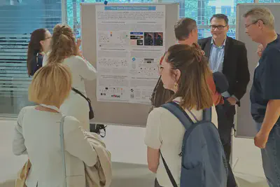 The Reprex team is explaining our collaborative work to music metadata experts in Salzburg. Photo: Anna Žilková.